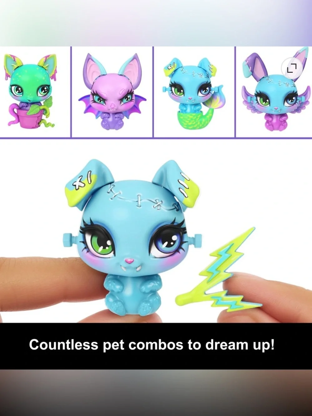 Mattel Monster High Frankie Stein Make-a-Monster Pet Doll Playset New